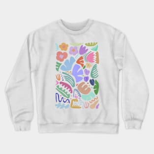 Floral Shapes II Crewneck Sweatshirt